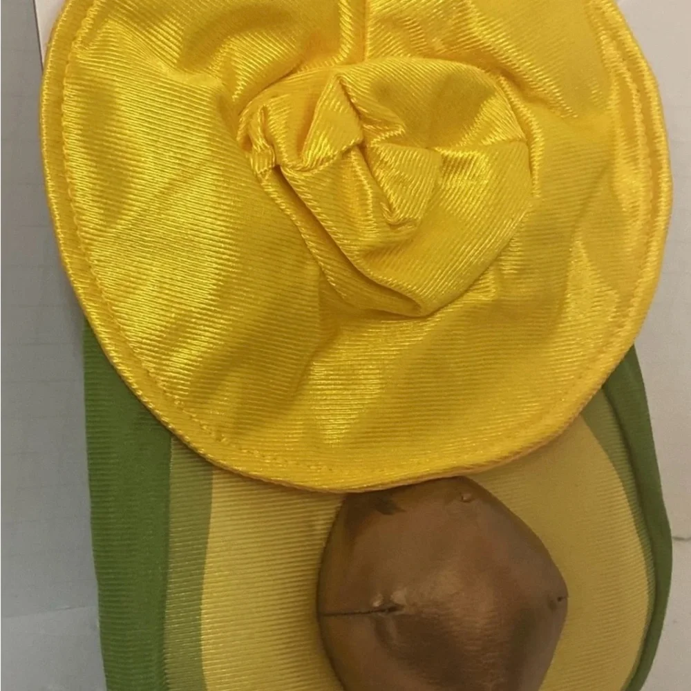 NWT Pet Shoppe Avocado Sombrero Dog Costume Green & Yellow Size: XS/S